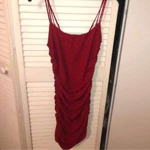 Lucy in the Sky Mini Red Dress